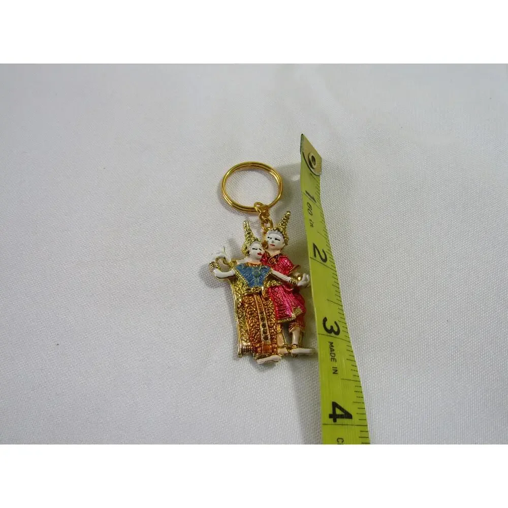 Thailand Art Key Ring/Chain Soubinir Collectable‎ Boho Artsy Festive